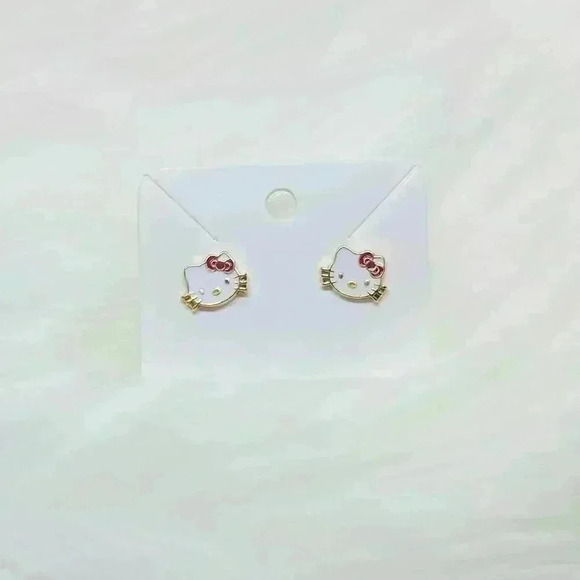 Hello Kitty Stud Earrings - Picture 1 of 5